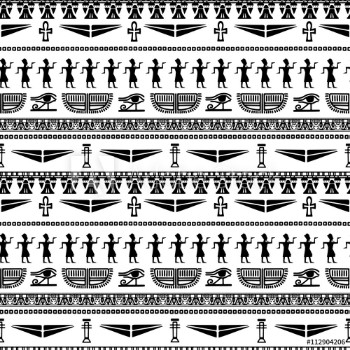 Bild på Egyptian vintage ethnic seamless pattern